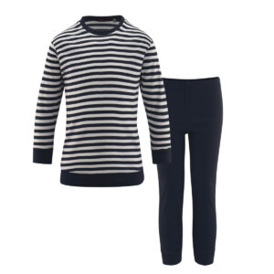 83104 modr2 Otroška pižama iz ekološkega bombaža