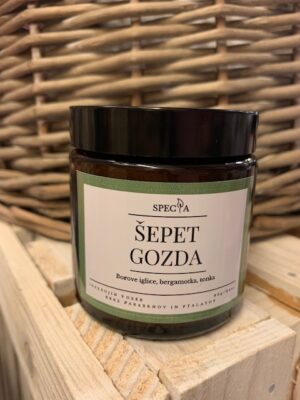 Dišeča sveča "Šepet gozda" 120ml.