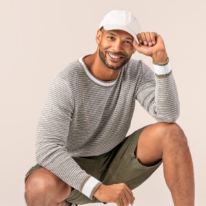 Pulover iz ekološkega bombaža ZELEN L,XL