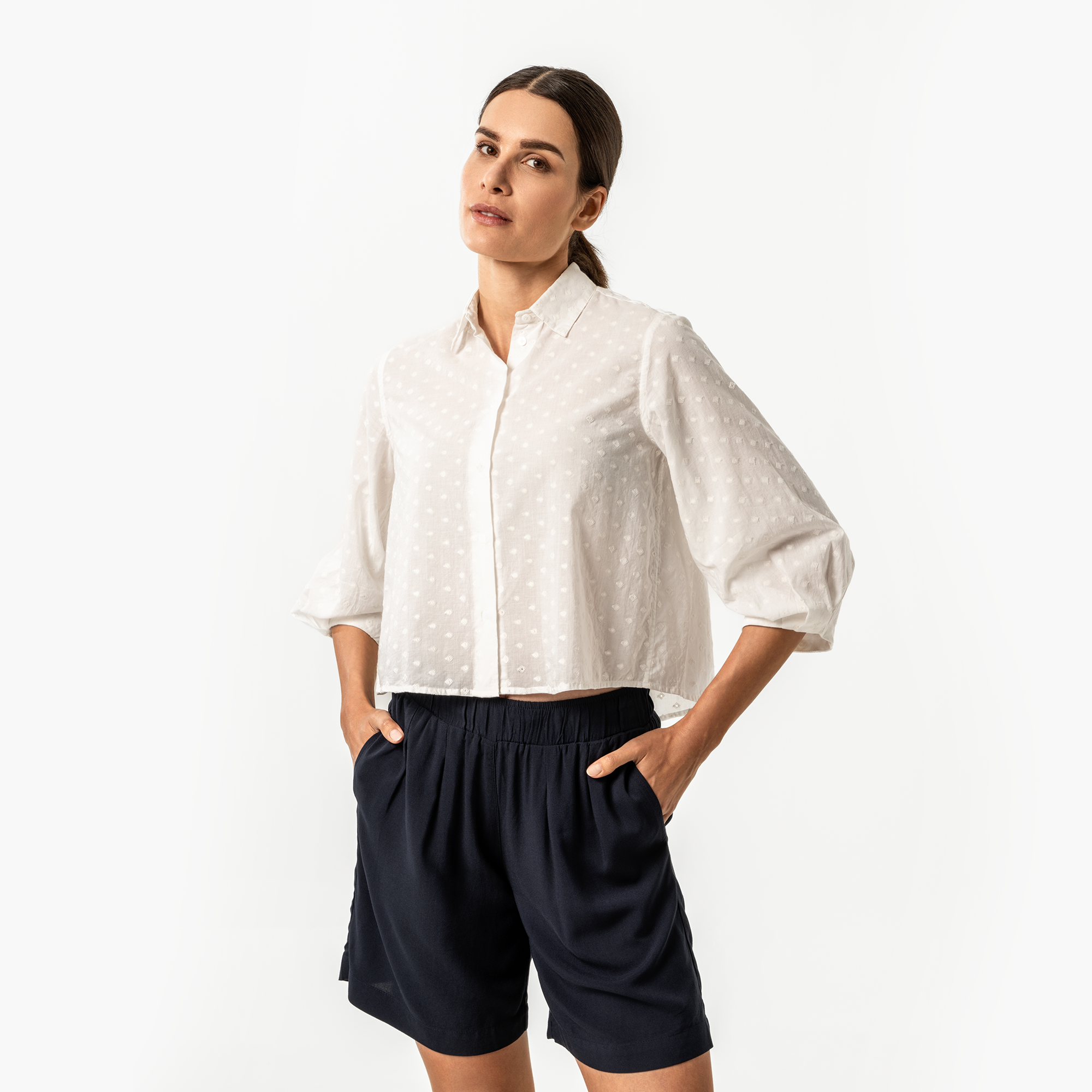 Ženska srajca iz ekološkega bombaža