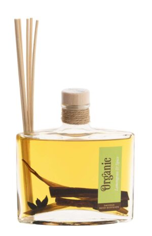 Dišava za prostor s paličicami Limonska trava in začimbe 150 ml. Dišava za prostor s paličicami Limonska trava in začimbe 150 ml.