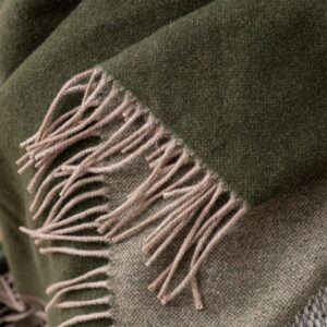 NA ZALOGI Volnena odeja 130x180 ZELENA