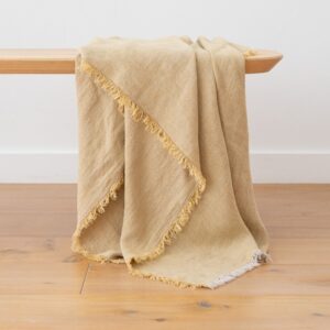 Lanena odeja 135x200 Rustic GOLD Lanena odeja 135x200 Rustic GOLD