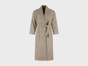 Kopalni plašč ekološki bombaž velur BEIGE Kopalni plašč ekološki bombaž velur BEIGE