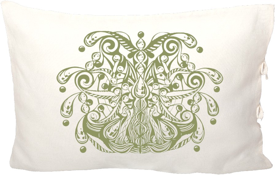 prevleka-za-vzglavnik-lan-smetanasta-vodnjak-ljubezni-olivna Prizemljitvena prevle