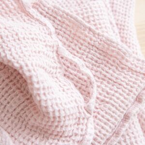 Lanena kuhinjska krpa B. wafel ROZA 50x70