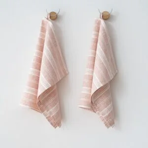 Lanena kuhinjska krpa ROSE Multistripe 47x65