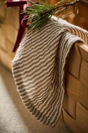 Prtiček bombaž 40x40 SIVO RJAV