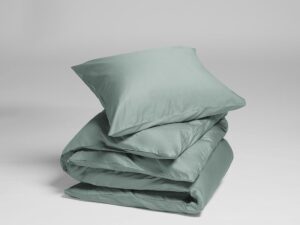 Posteljnina iz ekološkega bombaža saten SEA GREEN več dimenzij Posteljnina iz ekološkega bombaža saten SEA GREEN več dimenzij