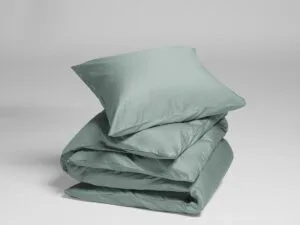 Posteljnina iz ekološkega bombaža saten SEA GREEN več dimenzij Posteljnina iz ekološkega bombaža saten SEA GREEN več dimenzij