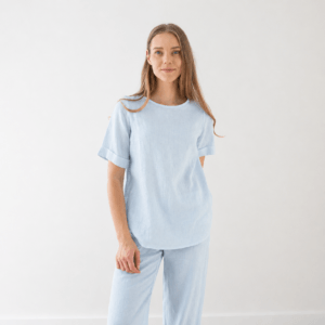 Lanena bluza Luisa SKY BLUE S Lanena bluza Luisa SKY BLUE S