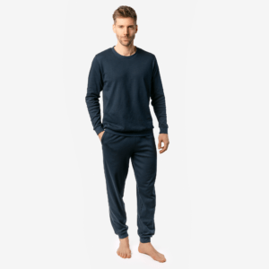 Moška pižama ekološki bombaž MODRA S,M,L,XL Moška pižama ekološki bombaž MODRA S,M,L,XL