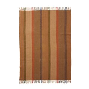 NA ZALOGI Volnena odeja RJAVA ORANŽNA 130x200 NA ZALOGI Volnena odeja RJAVA ORANŽNA 130x200