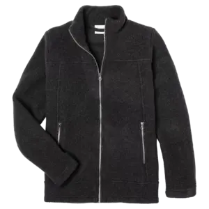 Flis jakna iz 100% merino volne, ČRNA 50-52 L Flis jakna iz 100% merino volne, ČRNA 50-52 L