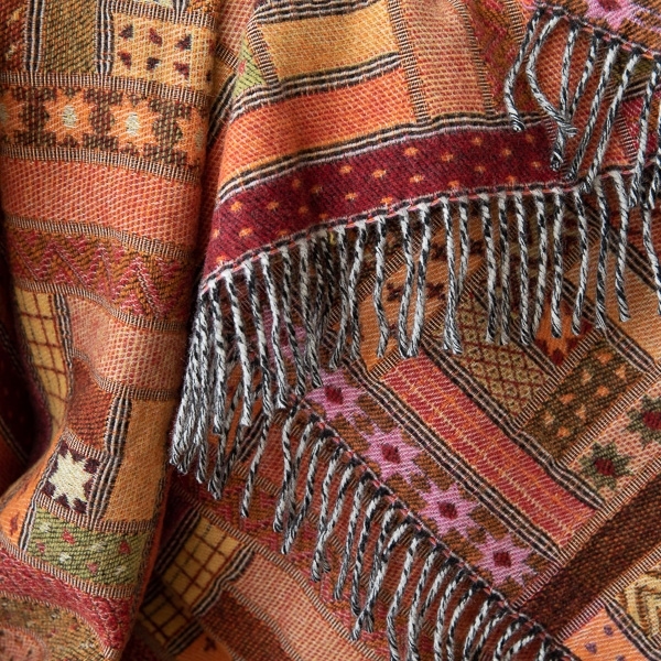 NA ZALOGI Volnena deka 130x190 M.RED ORANGE