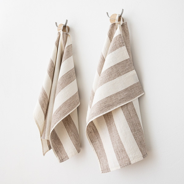 Krpa iz 100% lana Philippe offw grey 47x65