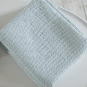 Brisača/Deka iz 100% lanu ice blue w 100x160