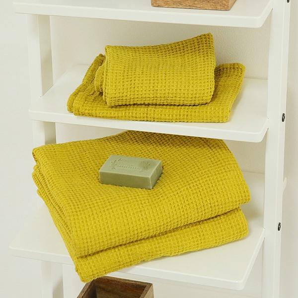 Brisača/deka iz 100% lanu citrine 100x160