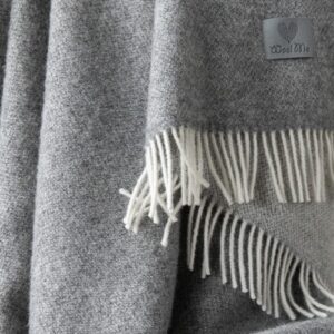 Volnena deka WoolMe 130x200 Roberto steel grey Volnena deka WoolMe 130x200 Roberto steel grey