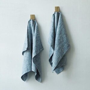 Krpa iz 100% lana indigo Francesca 47x65