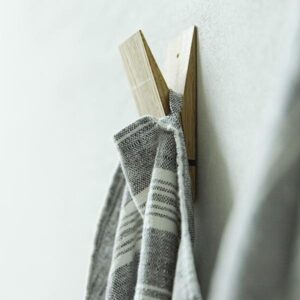 Krpa iz 100% lana graphite Multistripe 47x65 Krpa iz 100% lana graphite Multistripe 47x65