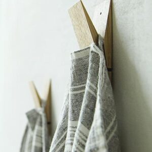 Krpa iz 100% lana graphite Multistripe 47x65 Krpa iz 100% lana graphite Multistripe 47x65