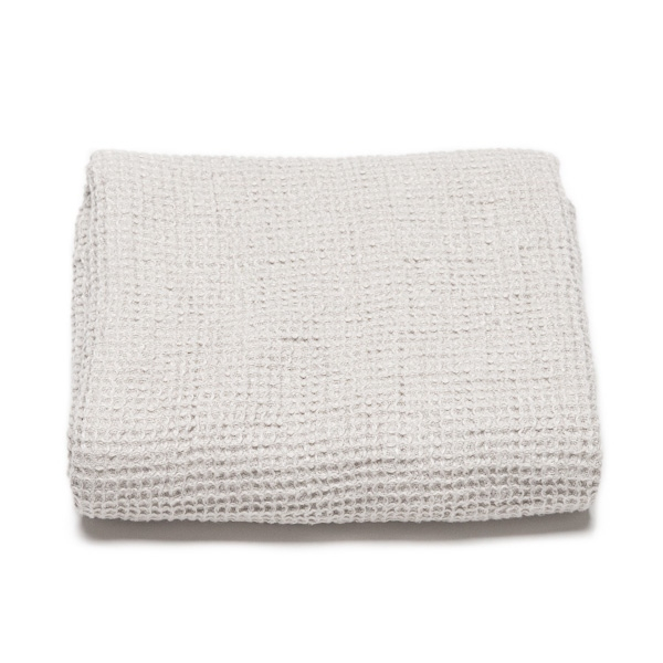 Brisača/Deka iz 100% lanu BW silver 100x160