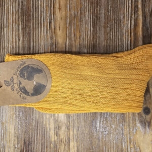 Nogavice iz 100% ekološkega bombaža oranžne Nogavice iz 100% ekološkega bombaža oranžne