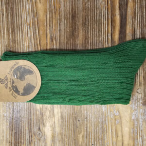 Nogavice iz 100% ekološkega bombaža zelene