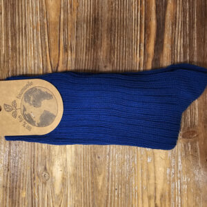 Nogavice iz 100% ekološkega bombaža modre Nogavice iz 100% ekološkega bombaža modre