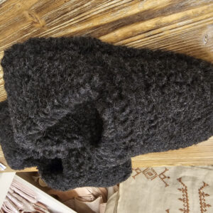 Copati iz 100% kosmatene volne t.sivi, nizki, več velikosti