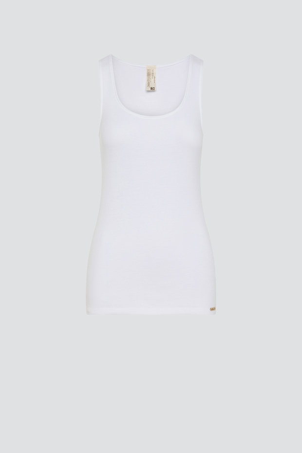 Spodnja majica šir. nar. iz eko bombaža BELA