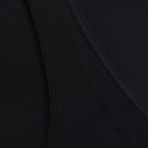 Spodnja majica šir. nar. iz eko bombaža ČRNA