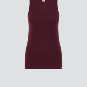 Spodnja majica šir. nar. iz eko bombaža BURGUNDY