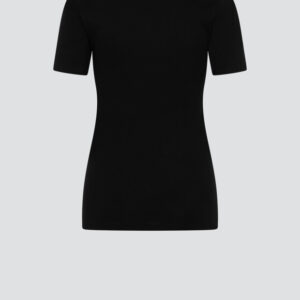 Spodnja majica KR iz eko bombaža ČRNA