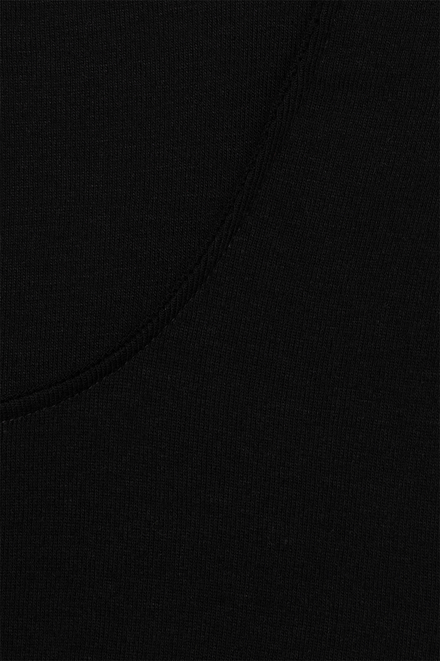 Spodnja majica KR iz eko bombaža ČRNA