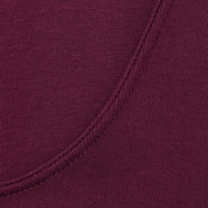 Spodnja majica KR iz eko bombaža BURGUNDY