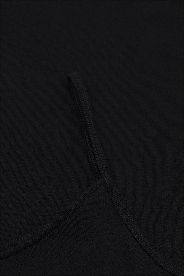 Spodnja majica tanke nar. iz eko bombaža ČRNA