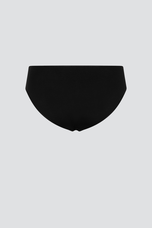 Rio slip spodnjice iz eko bombaža ČRNE