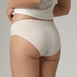 Rio slip spodnjice iz eko bombaža OFF WHITE