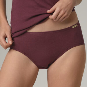 Jazz spodnjice iz eko bombaža BURGUNDY