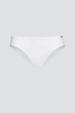 Mini slip spodnjice iz eko bombaža BELE