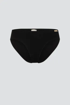 Mini slip spodnjice iz eko bombaža ČRNE