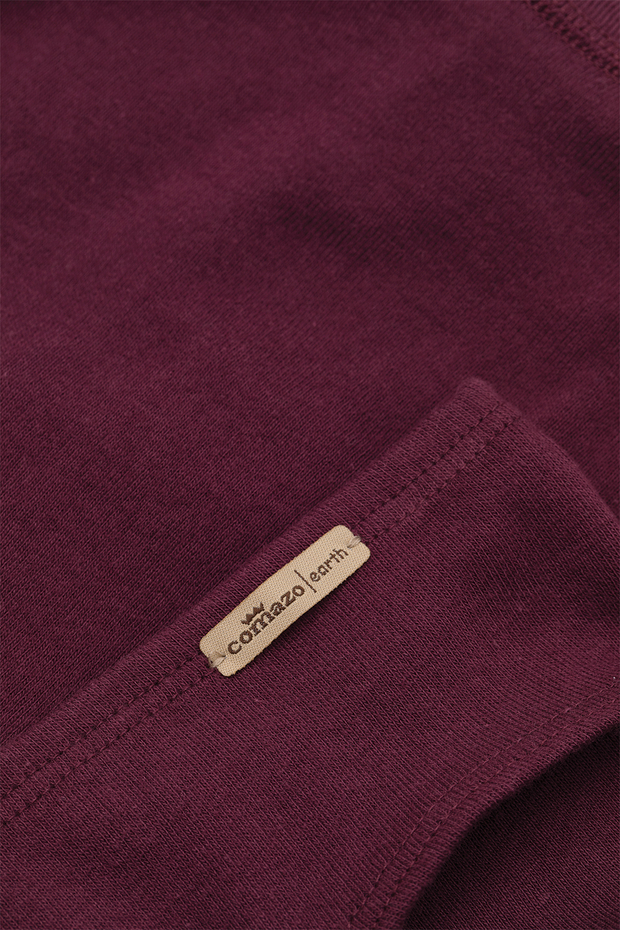 Mini slip spodnjice iz eko bombaža BURGUNDY Mini slip spodnjice iz eko bombaža BURGUNDY