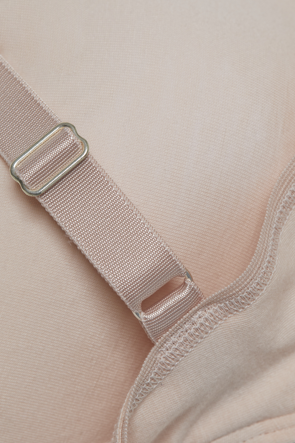 Eko Bombažni Podloženi Nedrček, brez žičke ROZA NATUR