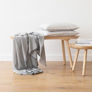 Volnena deka WoolMe 130x180 Salvatore silver