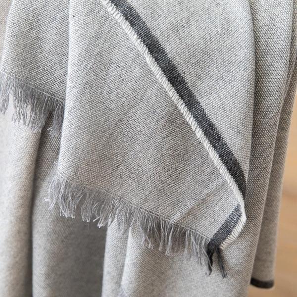 Volnena deka WoolMe 130x180 Salvatore silver