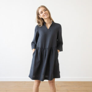 Tunika 100% lan Ela antrazit L