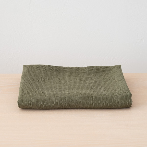Krpa iz 100% lana OLIVE GREEN w. 50x70