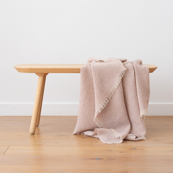 Merino volnena odeja 130x180 Lil ROZA